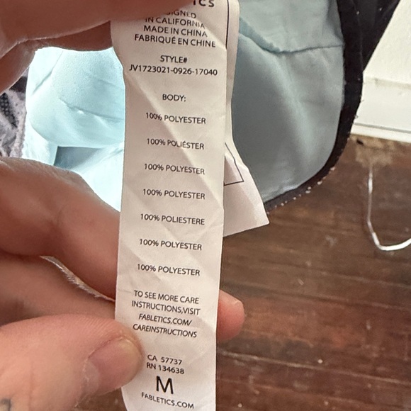 Fabletics Lightweight Running Jacket Womens Medium - Picture 4 of 6